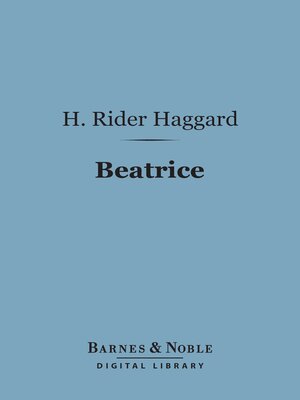 cover image of Beatrice (Barnes & Noble Digital Library)